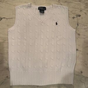 Ralph Lauren V-neck Cable Sweater Vest